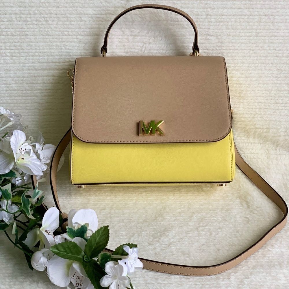 NWT MICHAEL KORS Mott Medium Leather Satchel - Picture 2 of 16